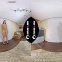 Aisedora 18yo School Student Poses Naked Casting 3D 180VR Backstage FeelmeVR vr porn video