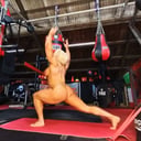 Naked Yoga VR 10 Lisa Cross Female Muscle VR vr porn video