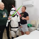 CLARA TRINITY PART ONE - SURPRISE THREESOME for STAR WARS LOVING STEPDAD Immoral Family vr porn video
