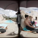 Josie Fresh And Her Friend Sofie Naked Poolside At An Italian Villa Eating And Sunbathing VRgoddess vr porn video