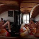 Josie Fresh Bored Watching Tv And Masturbating With A Dildo VRgoddess vr porn video
