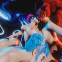 Braindance Sex Us Cracks - psychedelic orgy with Cyberpunk 2077 stars VReal_18K vr porn video