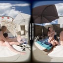 Kristina Emmux And Rebeka Ruby Poolside Naked Sunbathing Swimming Italian Villa VRgoddess vr porn video