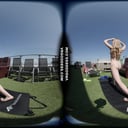 Kitty Kate Nude Yoga Afternoon On A Sunny Windy Day VRgoddess vr porn video