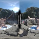 Rebeka Ruby Risky Nude Beach Dildo Masturbating On Vacation Nude Girls Background VRgoddess vr porn video