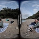 Cloudy Day At A Nude Italian Beach With Sofie And Josie Swimming And Laying Out VRgoddess vr porn video