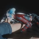 Double Blowjob with Harley Quinn and Catwoman (DC comics parody)