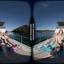 Kristina Emmux And Rebeka Ruby Get Naked On A Yacht Playing With Bubbles VRgoddess vr porn video