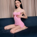 Bratty Looking Doll Black Tina Fucks Her Pretty Little Cunt Black TIna BaberoticaVR vr porn video