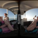 Rebeka Ruby With Her Friend Lily Mays Naked Sunset Boat Cruise With Sucking And Licking Lesbian Fun VRgoddess vr porn video