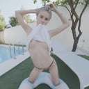 Tempting Bombshell Xenia Blonda Undresses Near the Pool StasyQVR vr porn video