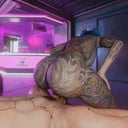 Cheri Nowlin giving you a proper Reception at Clouds nightclub, Cyberpunk 2077 parody