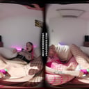 Alise And Alice On The Couch Both Masturbating Then Double Dildo Deep Penetration Lesbian Sex VRgoddess vr porn video