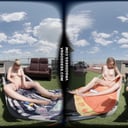 Babyhunterz With Her New Friend Kitty Kate Sunbathing Nude And Touching Under The Sun VRgoddess vr porn video