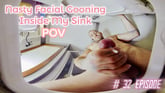 [Gay] Public Jerk, Look Change & Nasty Facial Gooning Inside My Sink