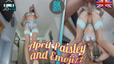 Cheating Into a Threesome - April Paisley and Emojizz
