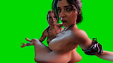 Claire Redfield Having FFM 3some DP With Meredith Stout and V at Motel, Cyberpunk 2077 (A XXX Parody) [Passthrough]