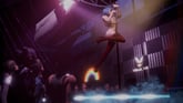Evelyn Parker shows off her stunning body in a captivating pole dance performance (Cyberpunk 2077)