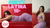 Horny Latina EP5: Petite Face, Curvy Body Latina in Purple Lingerie