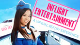 Inflight Entertainment - Sexy Stewardess