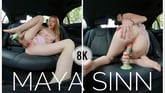Maya Sinn Masturbates In The Car