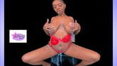 Milky Tits - Huge Black Nipples Spitting & Sucking - Ebony Drenched in White [Passthrough]