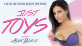 No Boys Just Toys - Sexy Alex Black Striptease & Masturbation