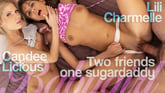 Two Girlfriends Share One Sugar Daddy Voyeur Part 1