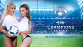 VRB Champions League - MILF & Teen Lesbian Outdoor VR Porno