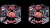 Horned Walking Front 2 - Topless Sexy Elf VR