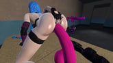 Jinx Masturbating Hard League Of Legends Porn (A XXX Parody)