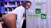 My Little Green Secret - Black Babe Interracial