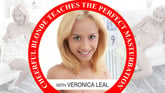 Cheerful Blonde Teaches The Perfect Masturbation