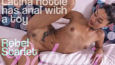 Latina Hottie Has Anal Sex With A Toy