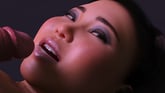 Swallowing Her New Lover Up Close 5K