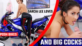 Posh Bikes And Big Cocks - Brunette Hottie Darcia Lee