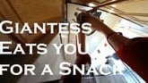 Giantess Eats you for a Snack