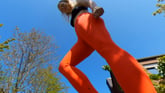 Giantess Maria zertritt ein ganzes Dorf