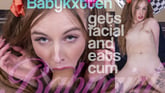 Gets Facial And Eats Cum