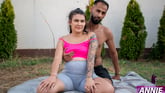 Petite Annie - This Petite Brunette Wants Her Anal Hole Drilled And Filled With Cum
