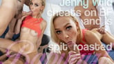 Teen GF Cheats BF And Is Spit Roasted