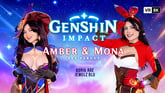 Genshin Impact: Amber & Mona (A XXX Parody)