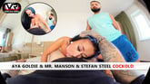 Aya Goldie & MR. Manson & Stefan Steel Cockold