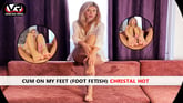 Cum On My Feet (Foot Fetish) Christal Hot