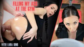 Lara Sins - Filling My Ass At The Gym