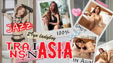 [Trans] Skinny saleslady Ladyboy gets her small ass fucked