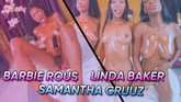 Spicy Latinas: Triple the Fun on the Bed Part 1