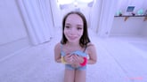 18 Year Old Teen Strips For You in The White Studio