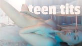 Big Titted Teen Spreads Pussy