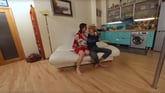 A Young Wife Decided To Make A Gift To Her Husband And Brought A Masseuse who did a good job of everything
